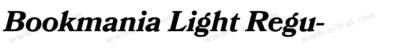 Bookmania Light Regu字体转换